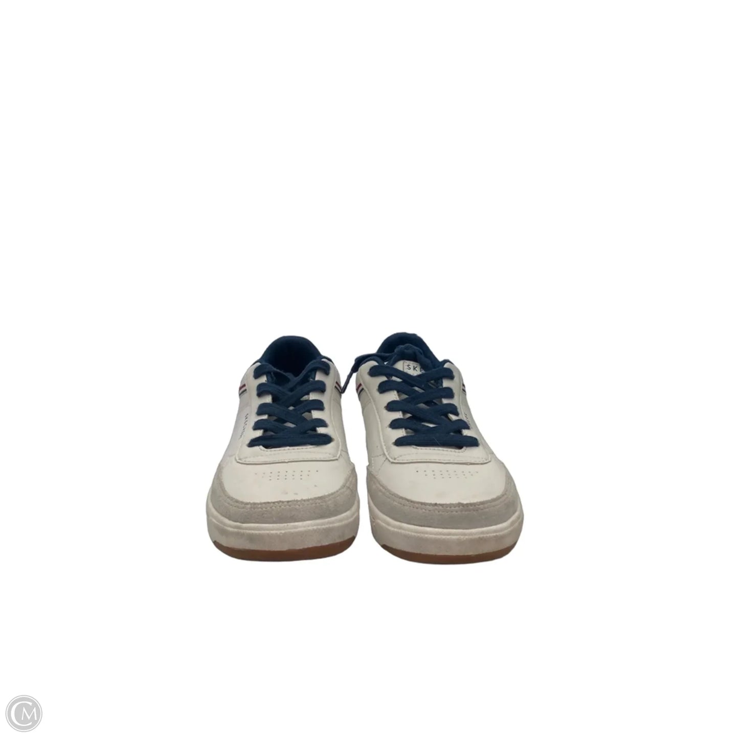 Shoes Sneakers By Skechers In Blue & White, Size: 8