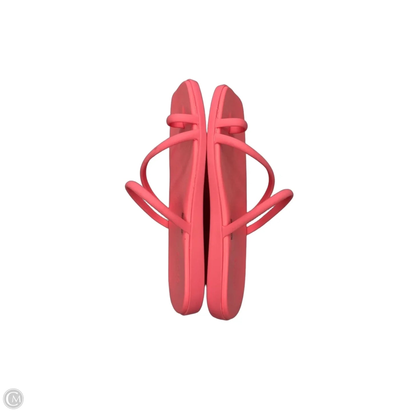 Sandals Flats By Crocs In Coral, Size: 8