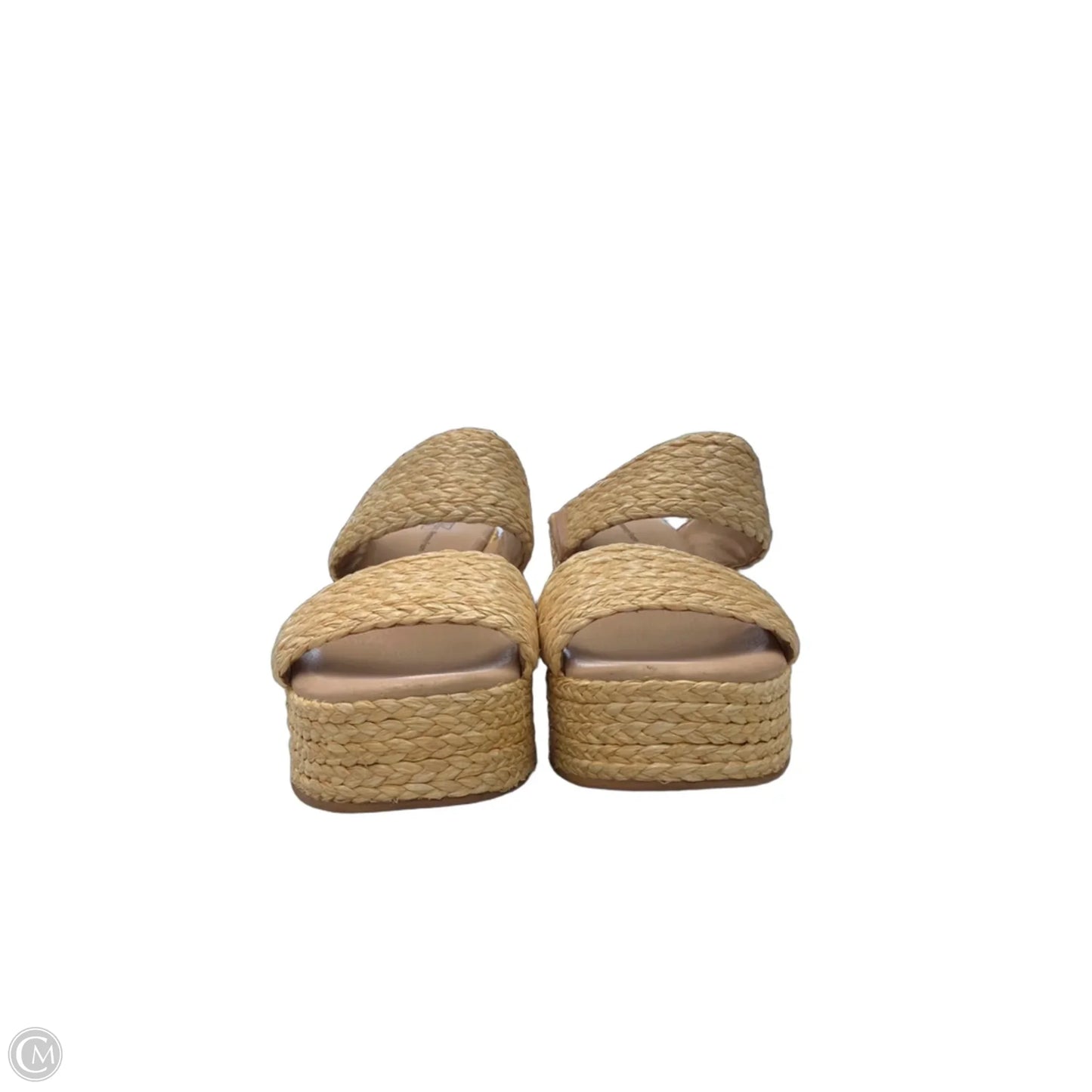 Sandals Heels Block By No Boundaries In Tan, Size: 11