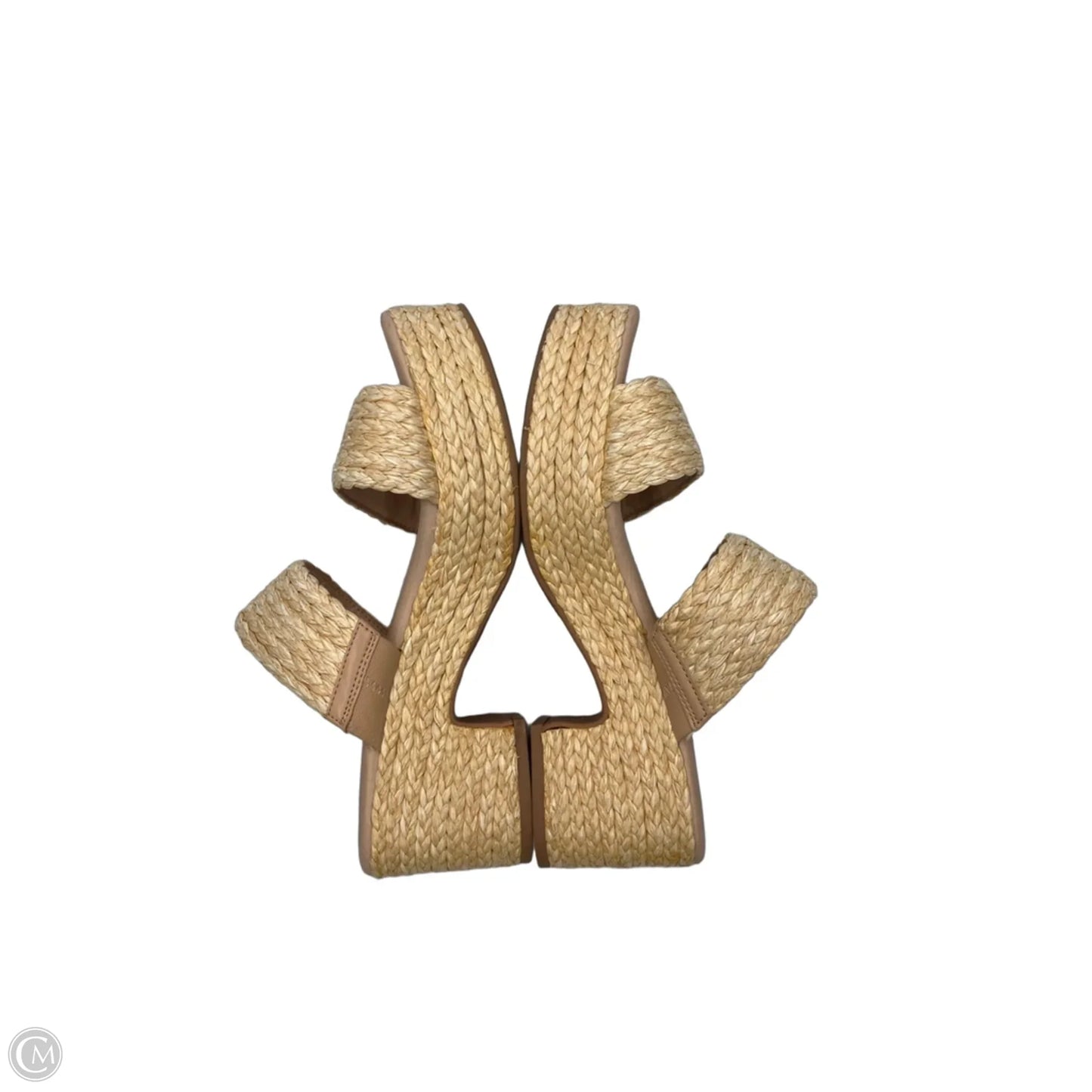 Sandals Heels Block By No Boundaries In Tan, Size: 11