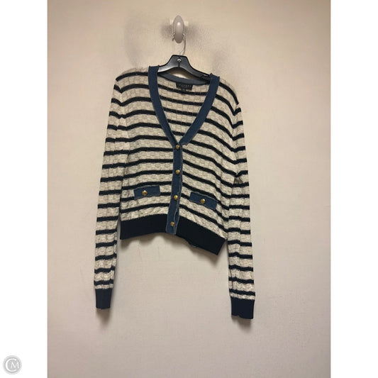 Cardigan By Laundry In Striped Pattern, Size: Xl