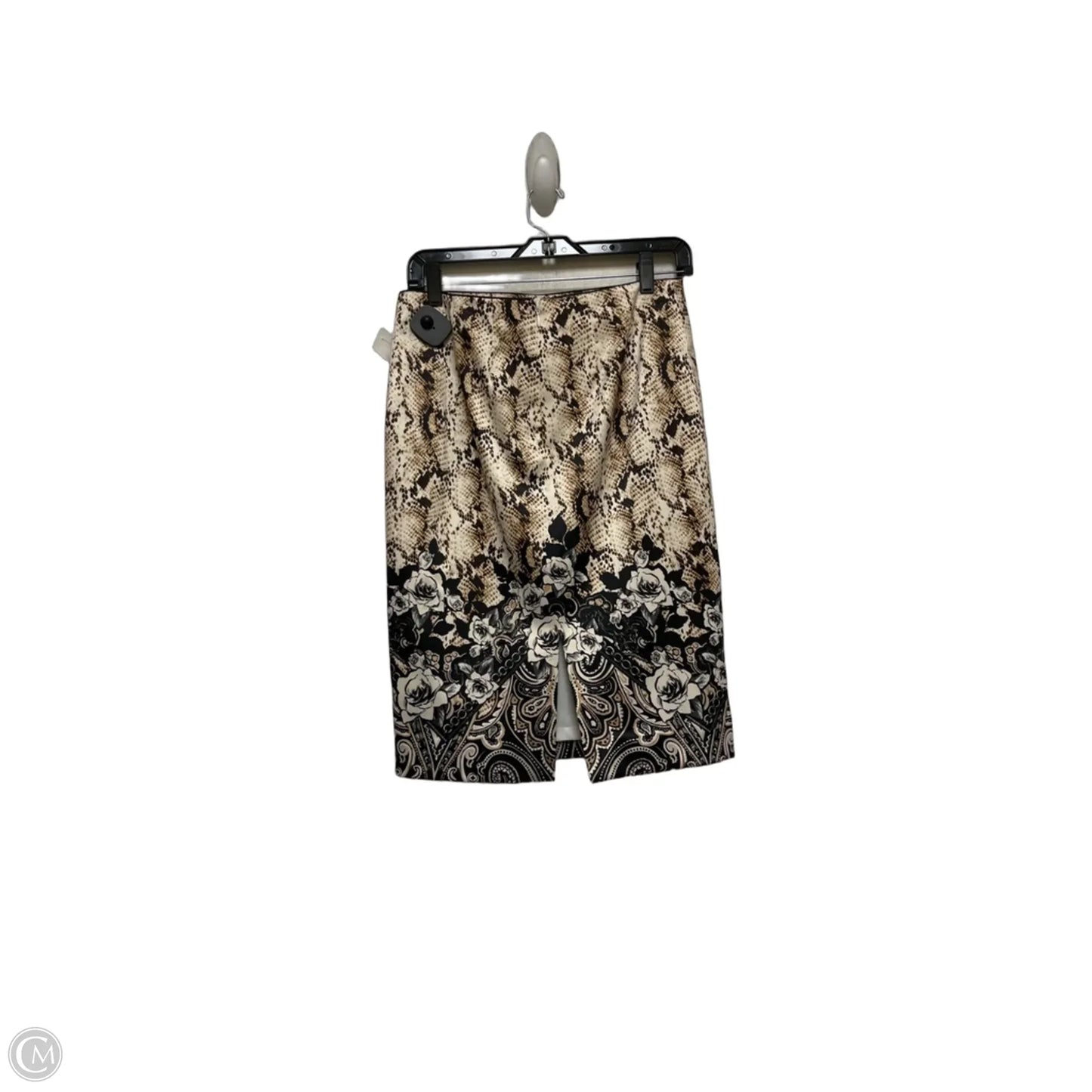 Skirt Midi By White House Black Market In Snakeskin Print, Size: 4