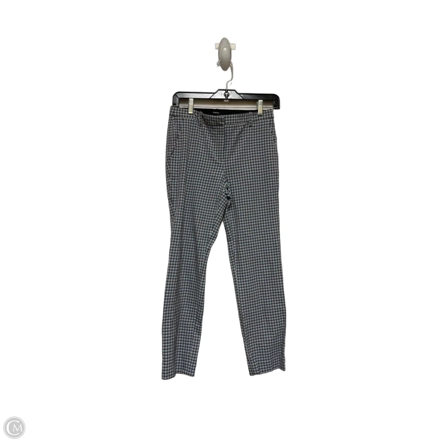 Pants Other By Theory In Plaid Pattern, Size: 0