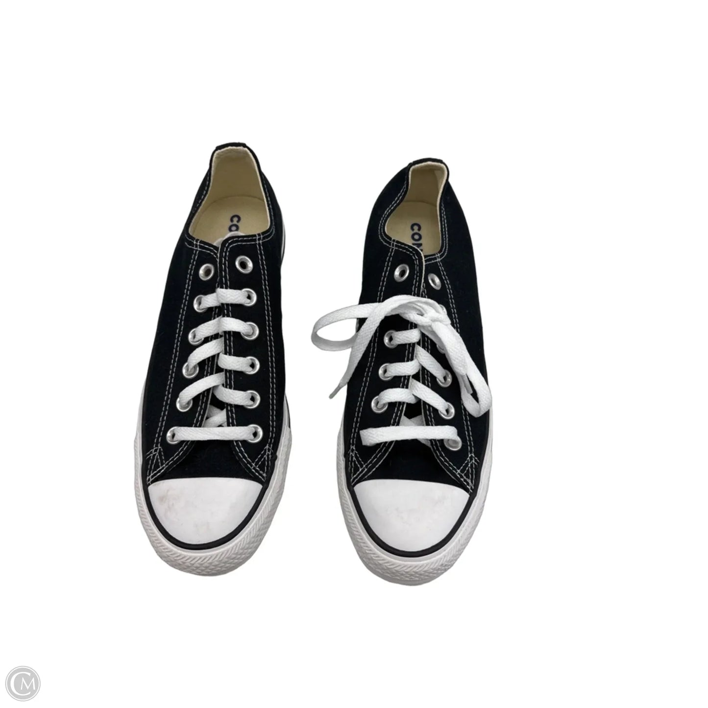 Shoes Sneakers By Converse In Black & White, Size: 9