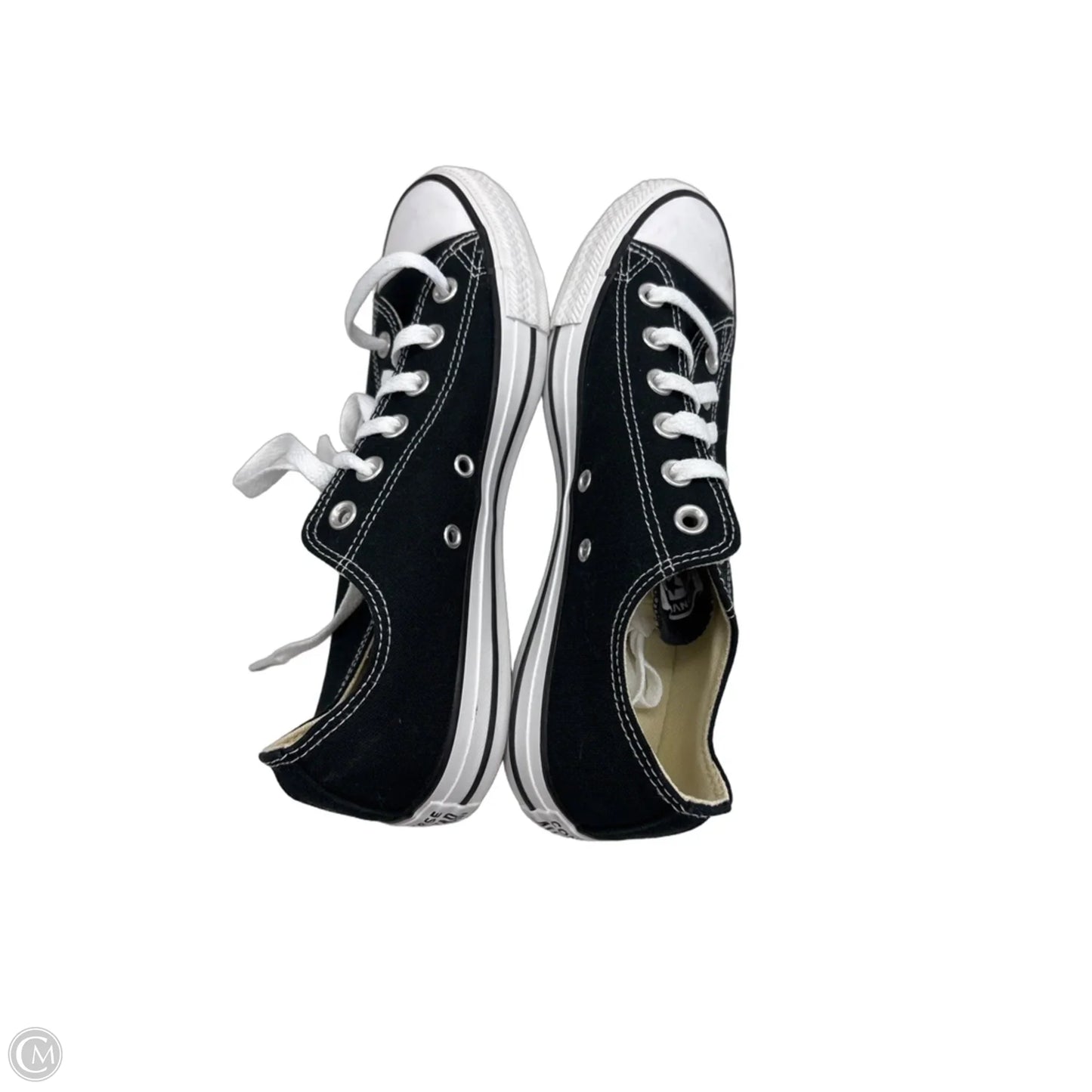 Shoes Sneakers By Converse In Black & White, Size: 9