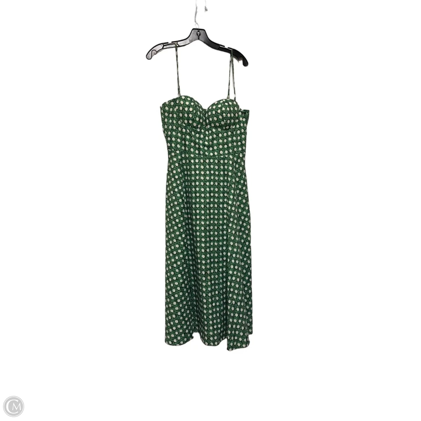 Dress Casual Maxi By Fashion Nova In Green & White, Size: L