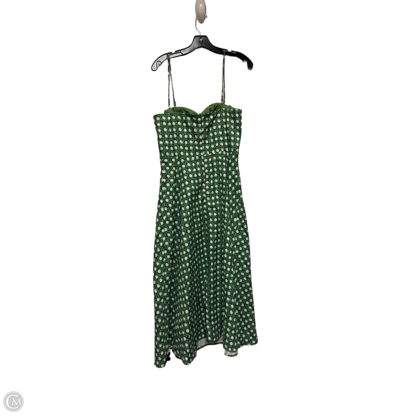 Dress Casual Maxi By Fashion Nova In Green & White, Size: L
