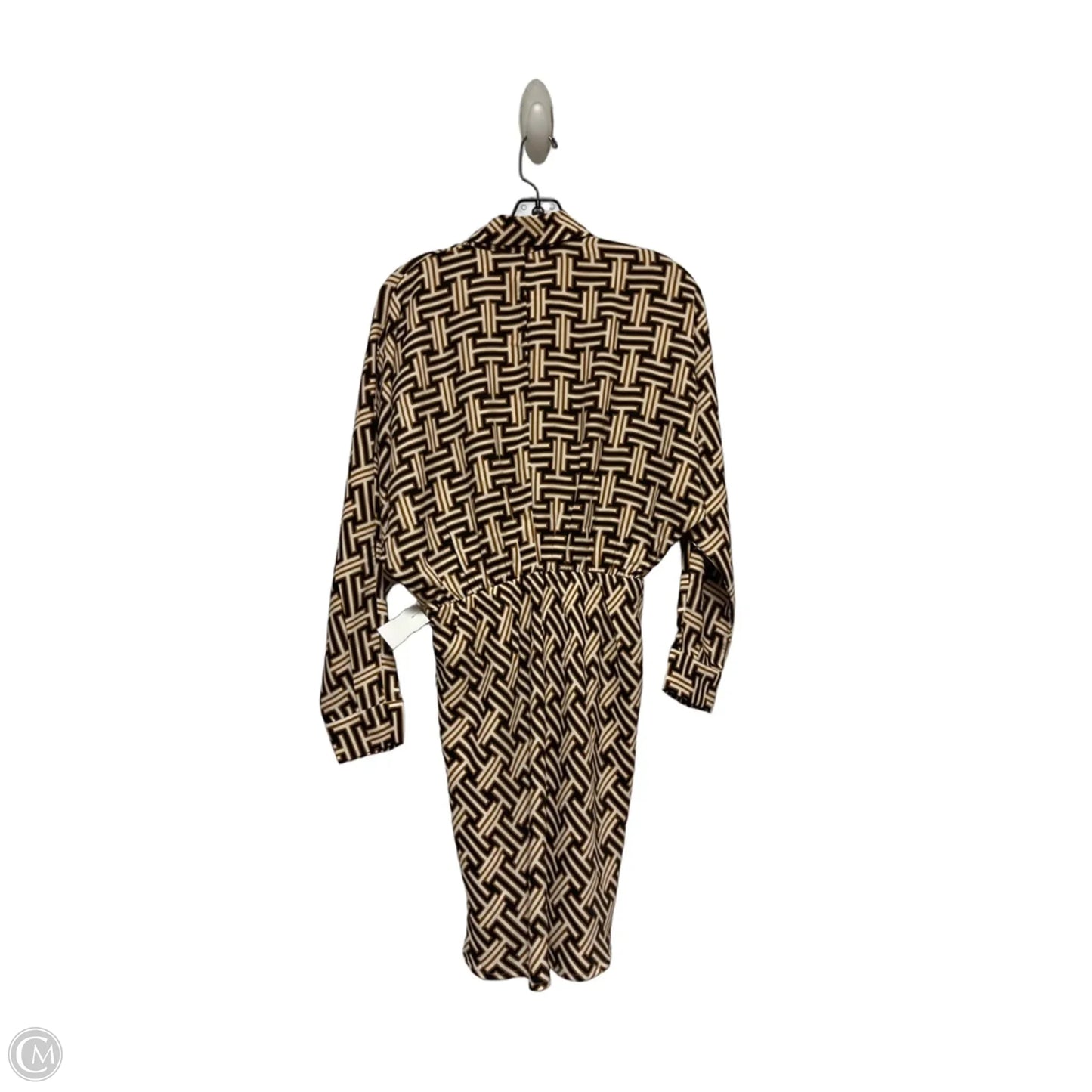 Dress Casual Short By Express In Geometric Pattern, Size: Xs
