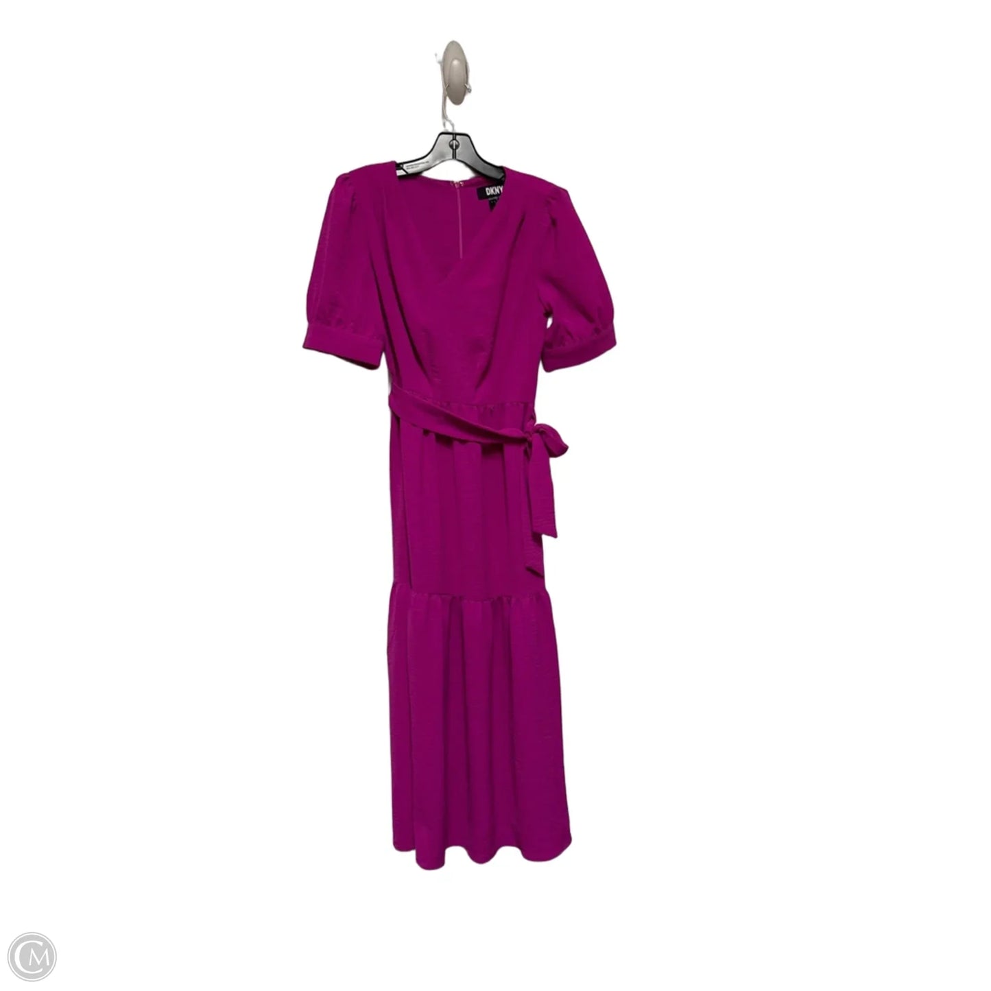 Dress Casual Midi By Dkny In Pink, Size: S