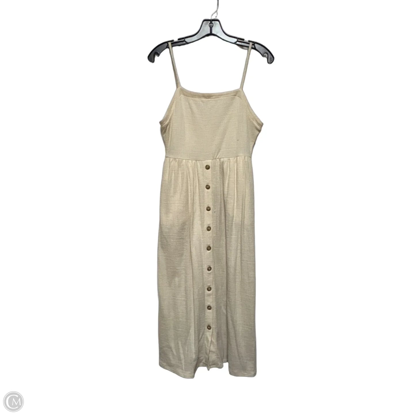 Dress Casual Midi By Madewell In Cream, Size: S