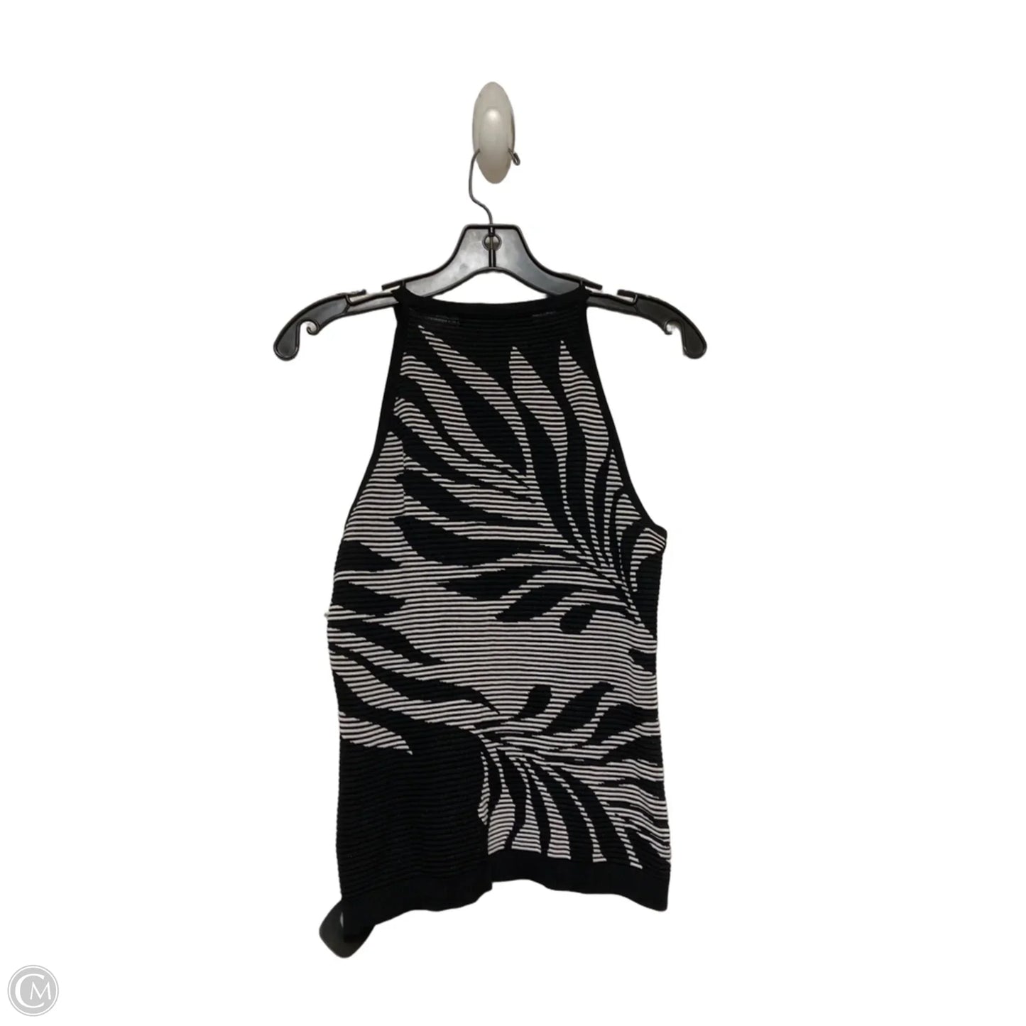 Top Sleeveless By White House Black Market In Black & White, Size: Xs