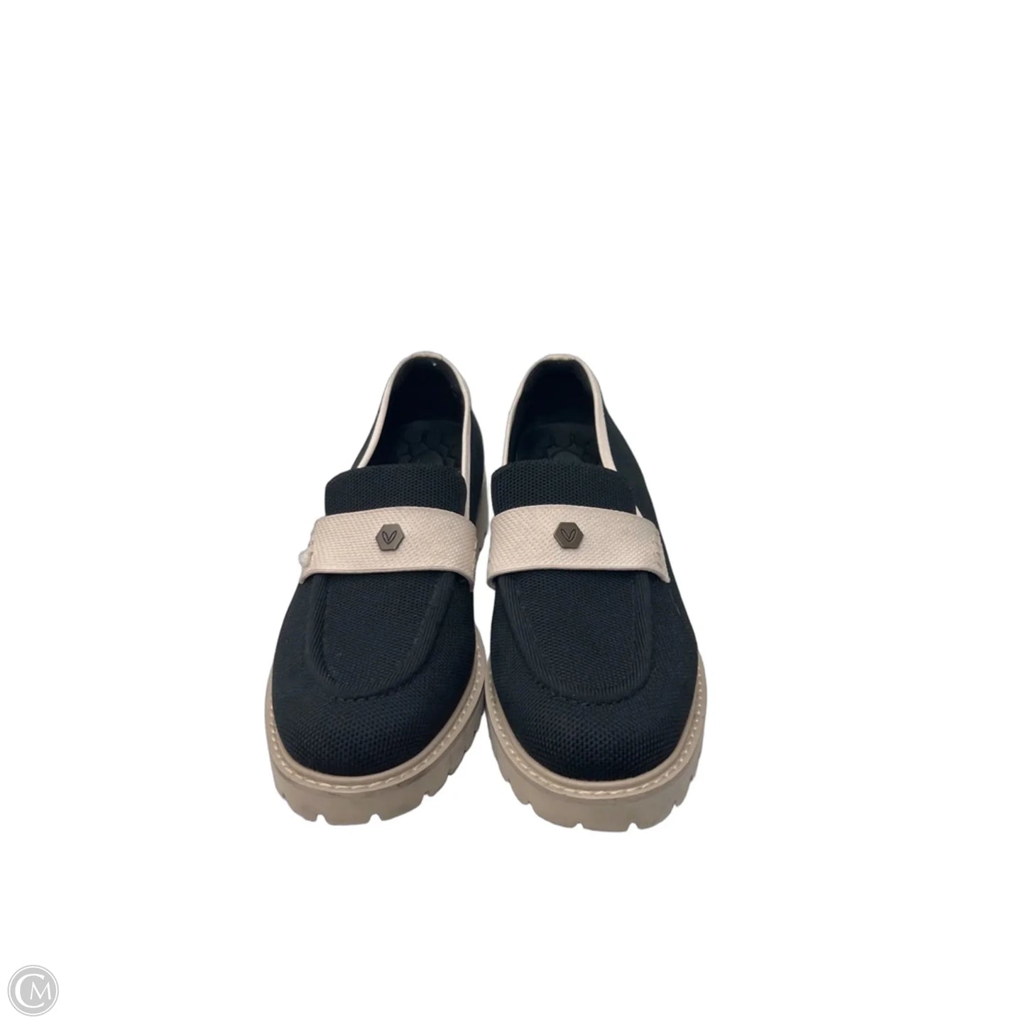 Shoes Flats By Vivaia In Black & Cream, Size: 9.5