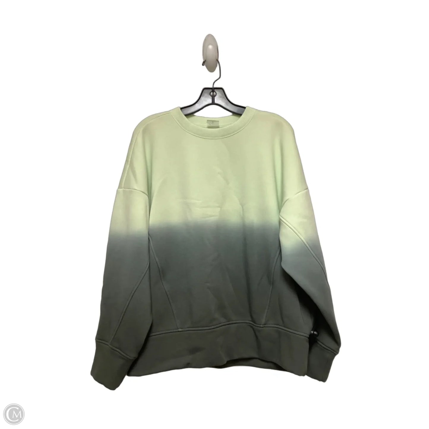 Sweatshirt Crewneck By Calia In Green, Size: S