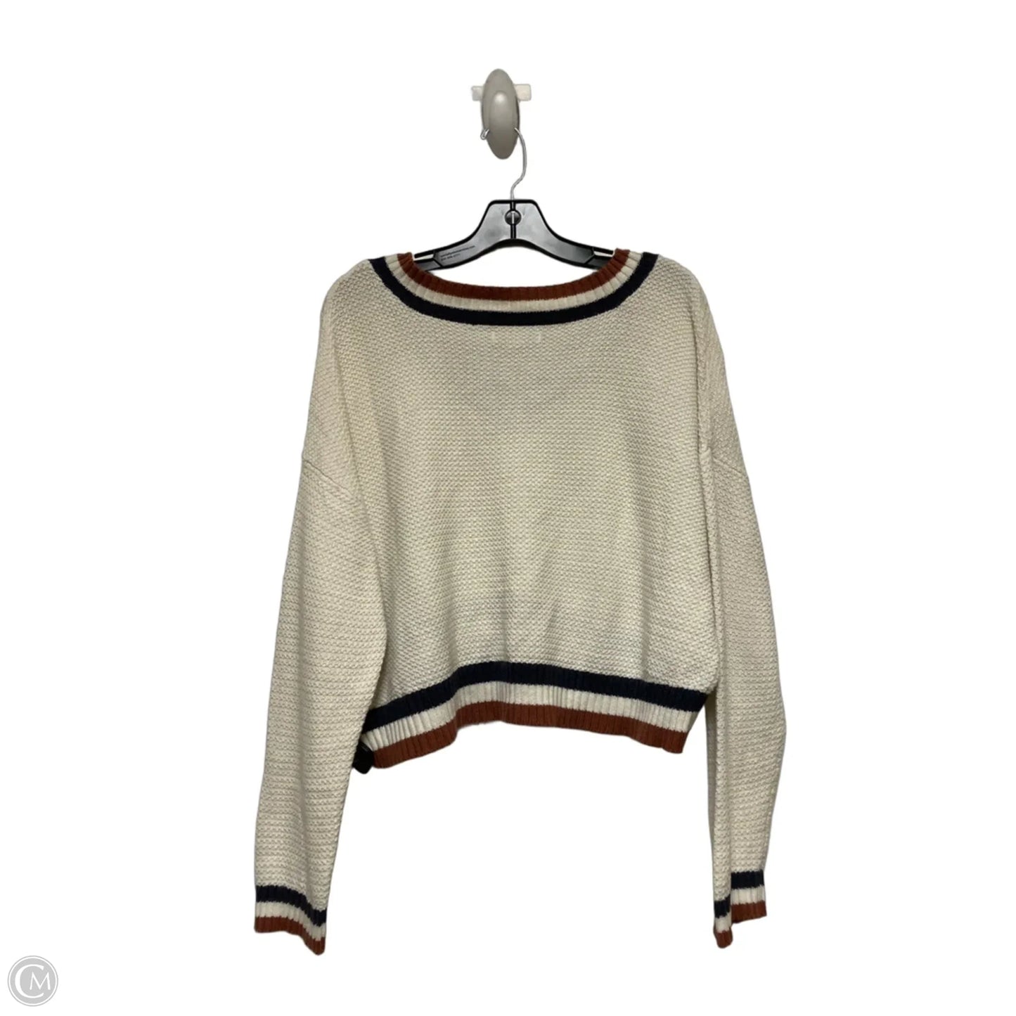 Sweater By American Eagle In Cream, Size: M
