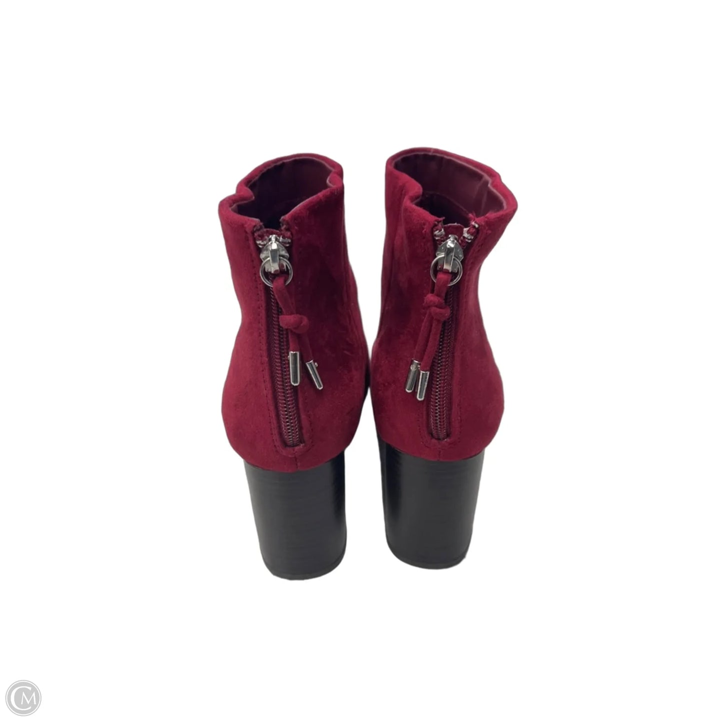 Boots Ankle Heels By Journee In Red, Size: 9
