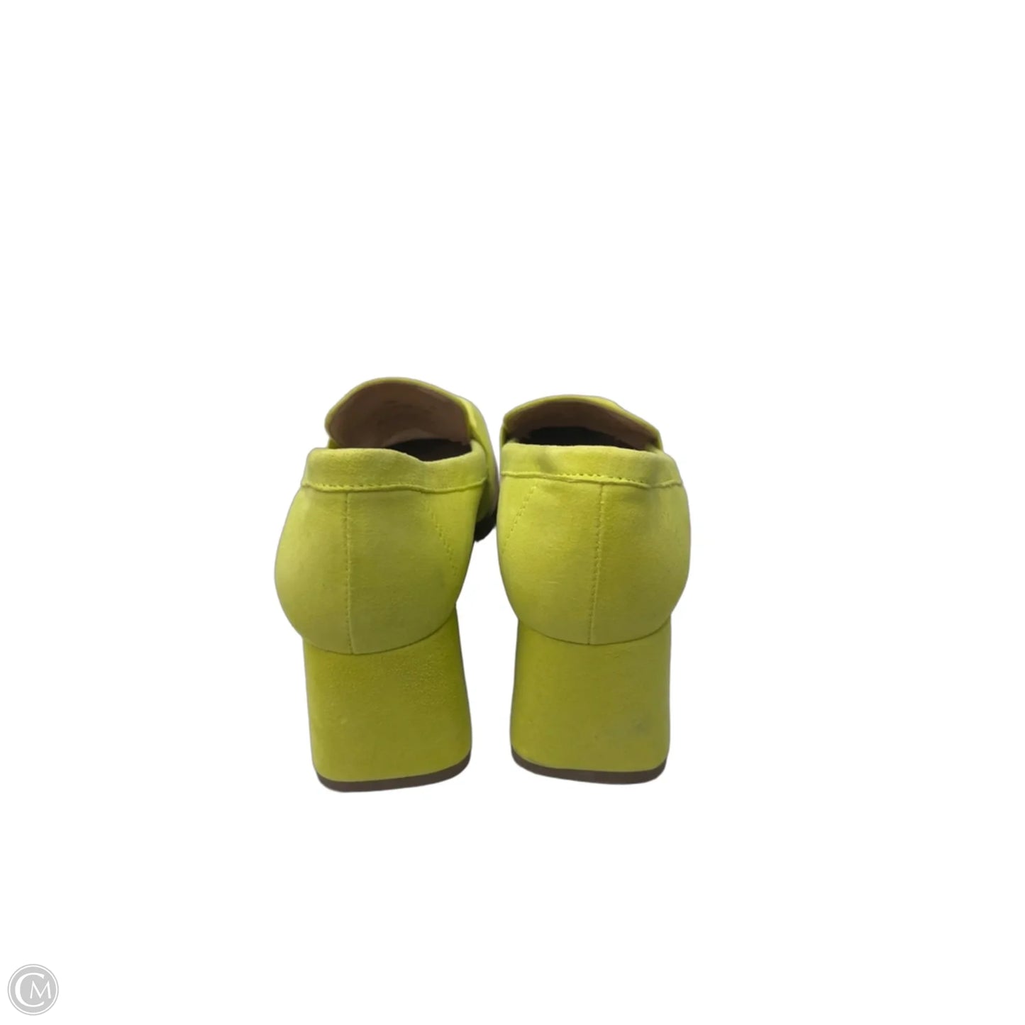 Shoes Heels Block By Clothes Mentor In Yellow, Size: 9