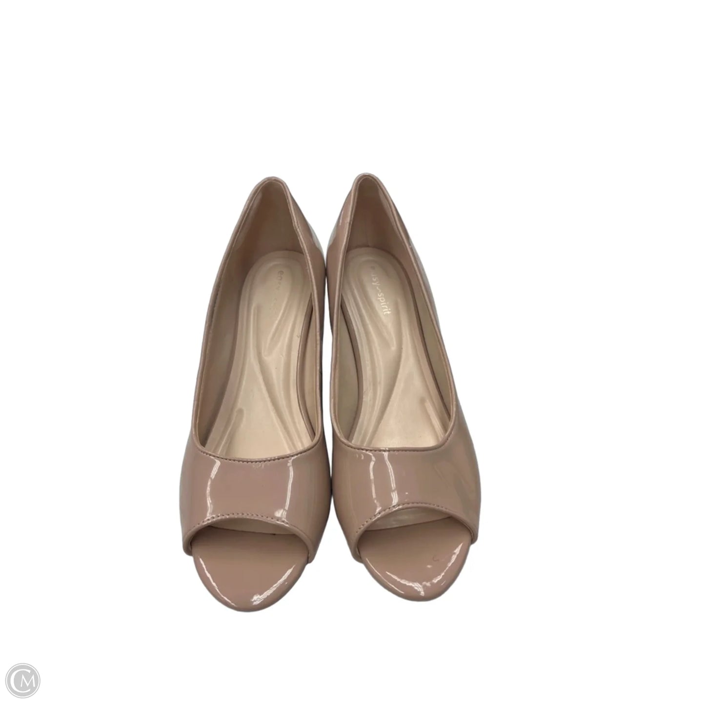 Shoes Heels Wedge By Easy Spirit In Tan, Size: 9.5