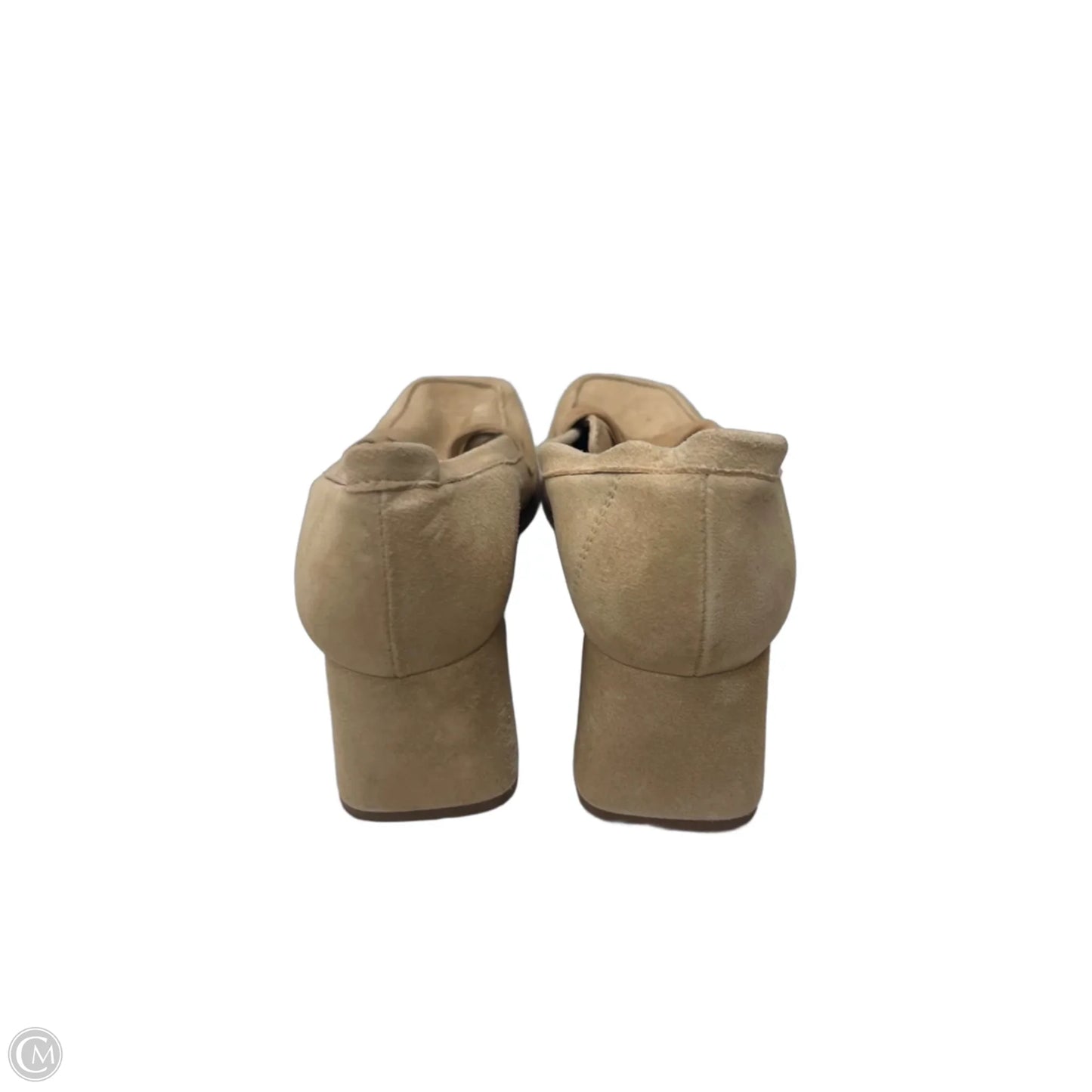 Shoes Heels Block By Clothes Mentor In Tan, Size: 9