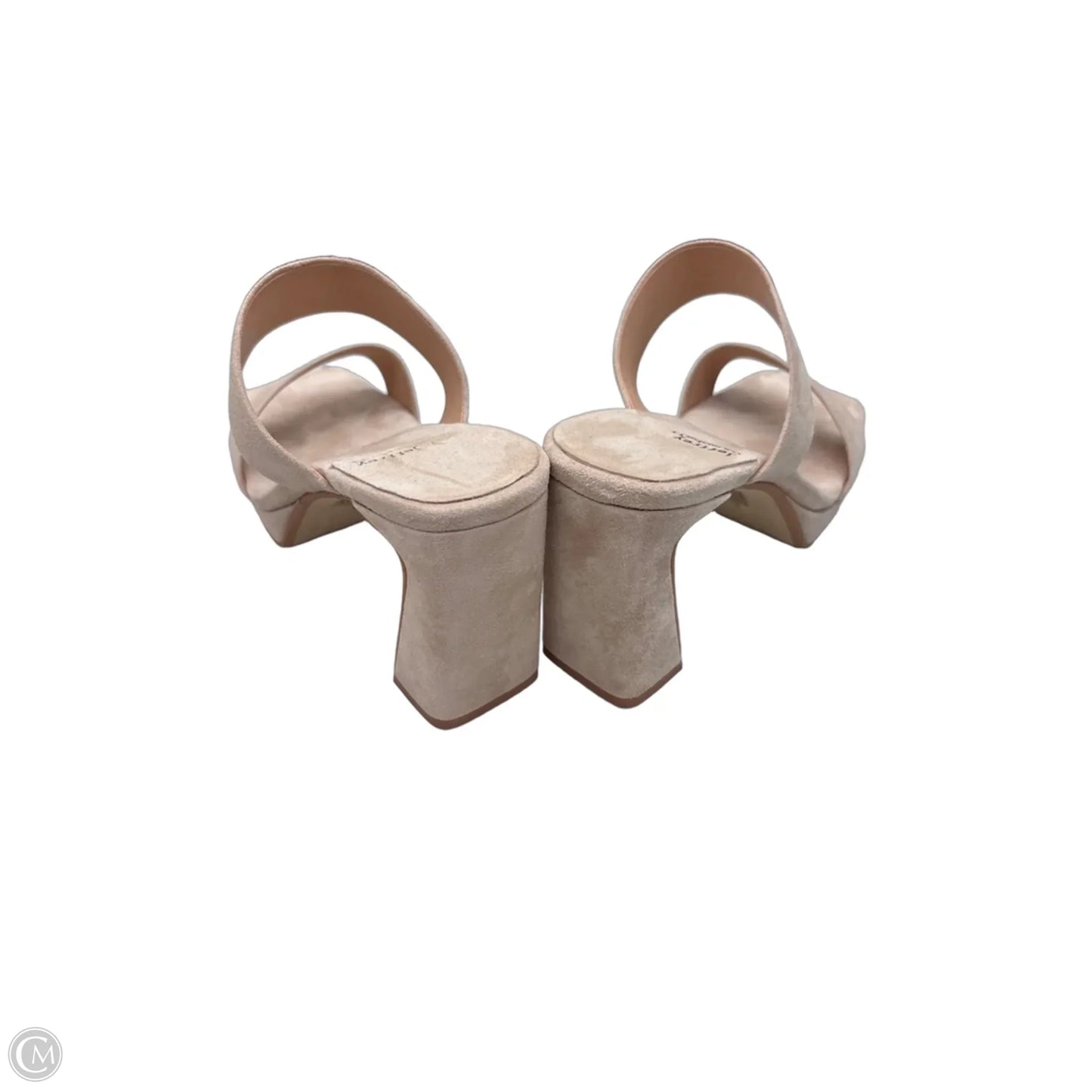 Sandals Heels Block By Jeffrey Campbell In Tan, Size: 9