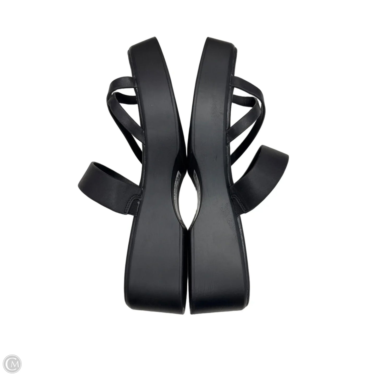Sandals Heels Platform By Torrid In Black, Size: 11