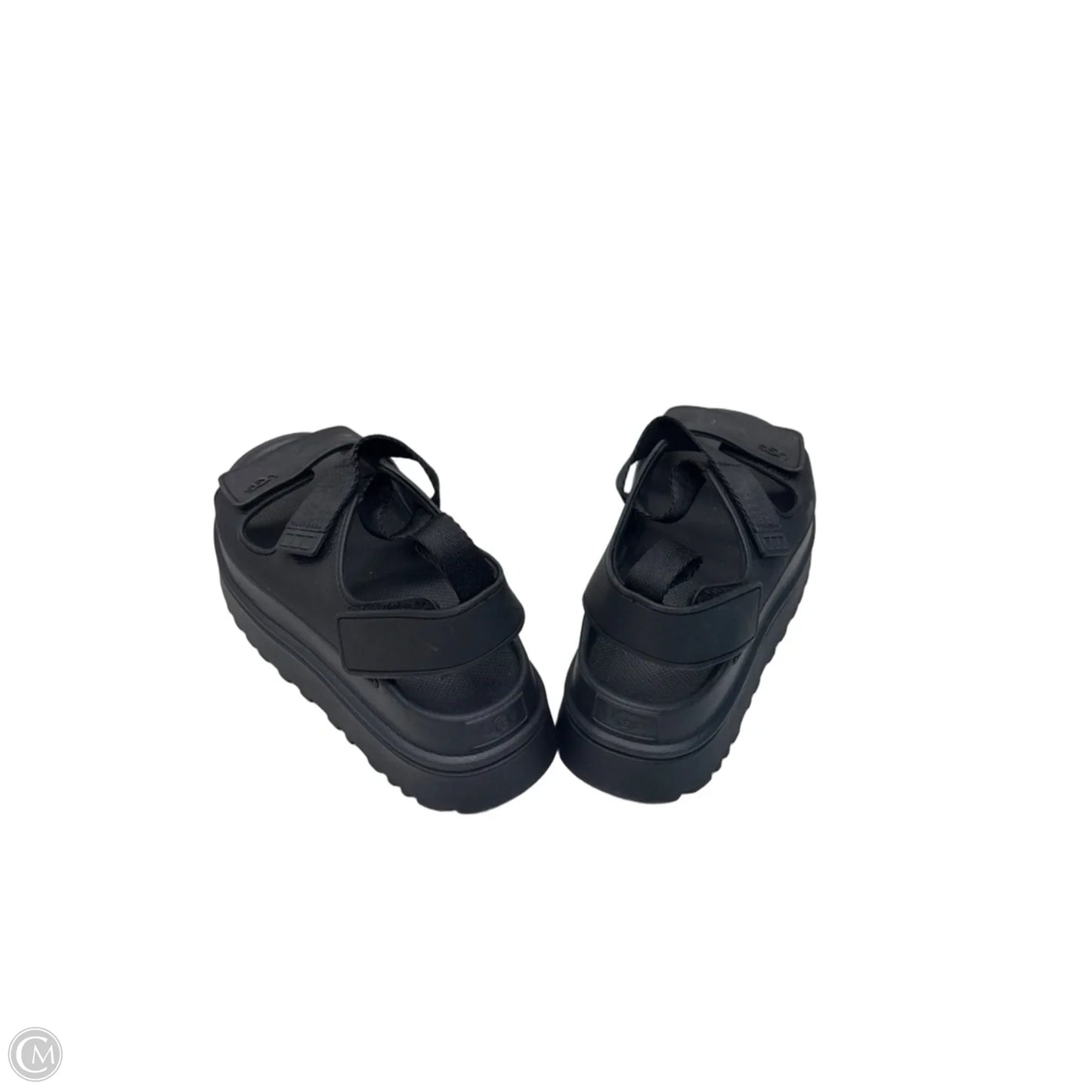 Sandals Designer By Ugg In Black, Size: 10