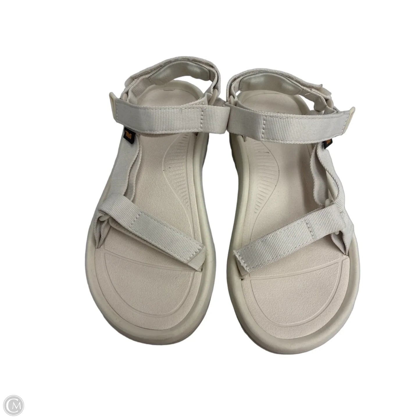 Sandals Flats By Teva In Cream, Size: 10