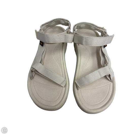 Sandals Flats By Teva In Cream, Size: 10