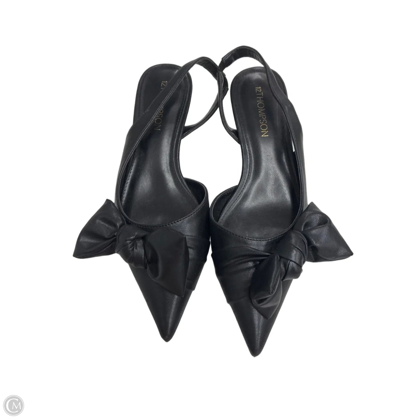 Shoes Heels Kitten By Clothes Mentor In Black, Size: 7.5