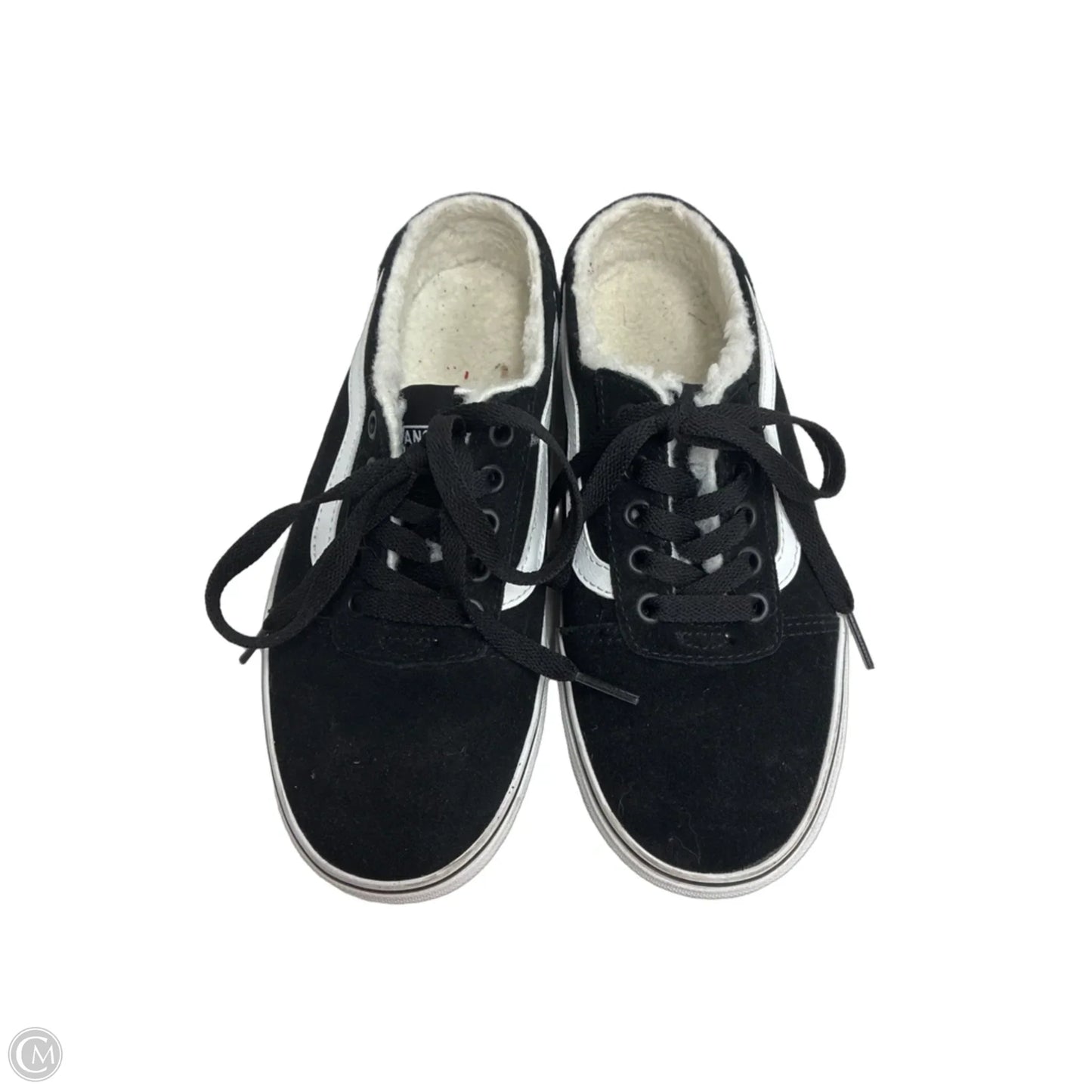 Shoes Sneakers By Vans In Black & White, Size: 8