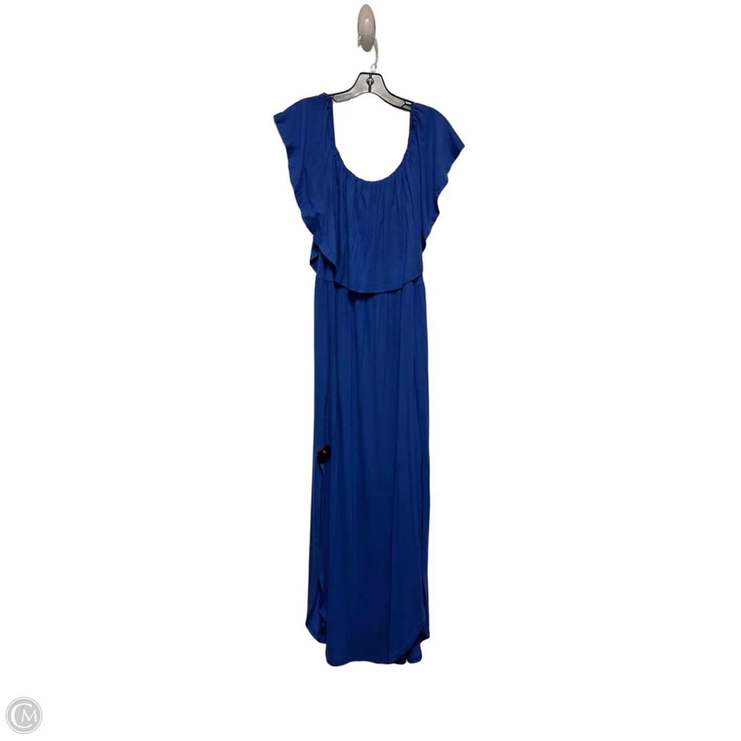 Dress Casual Maxi By Clothes Mentor In Blue, Size: Xl
