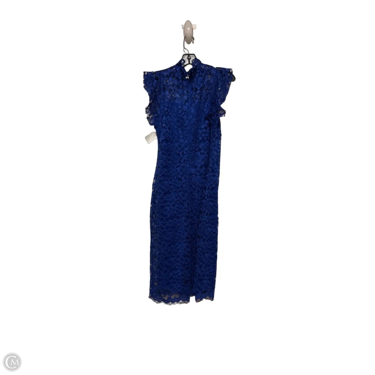 Dress Casual Midi By En Focus In Blue, Size: M