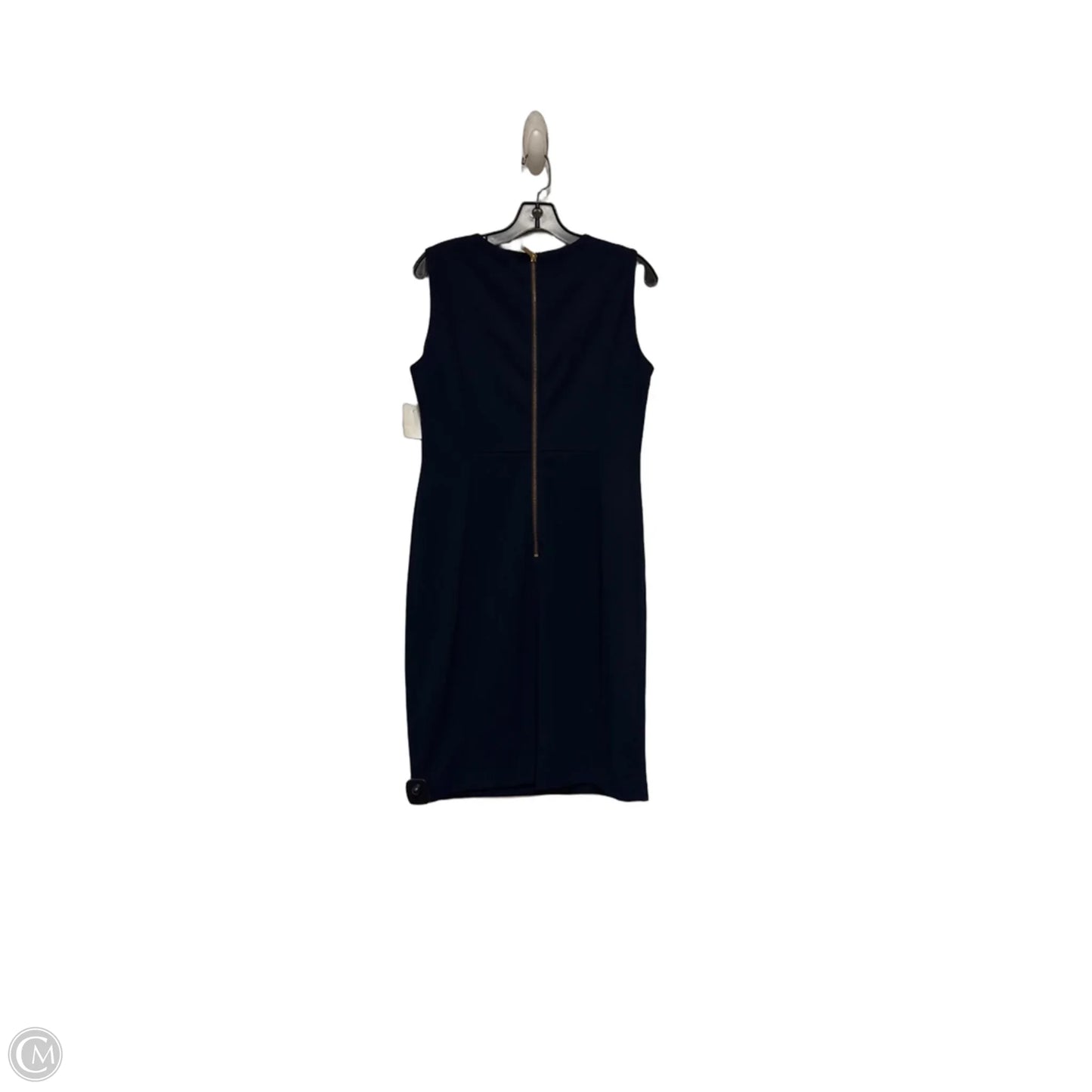 Dress Casual Midi By Calvin Klein In Navy, Size: Xl