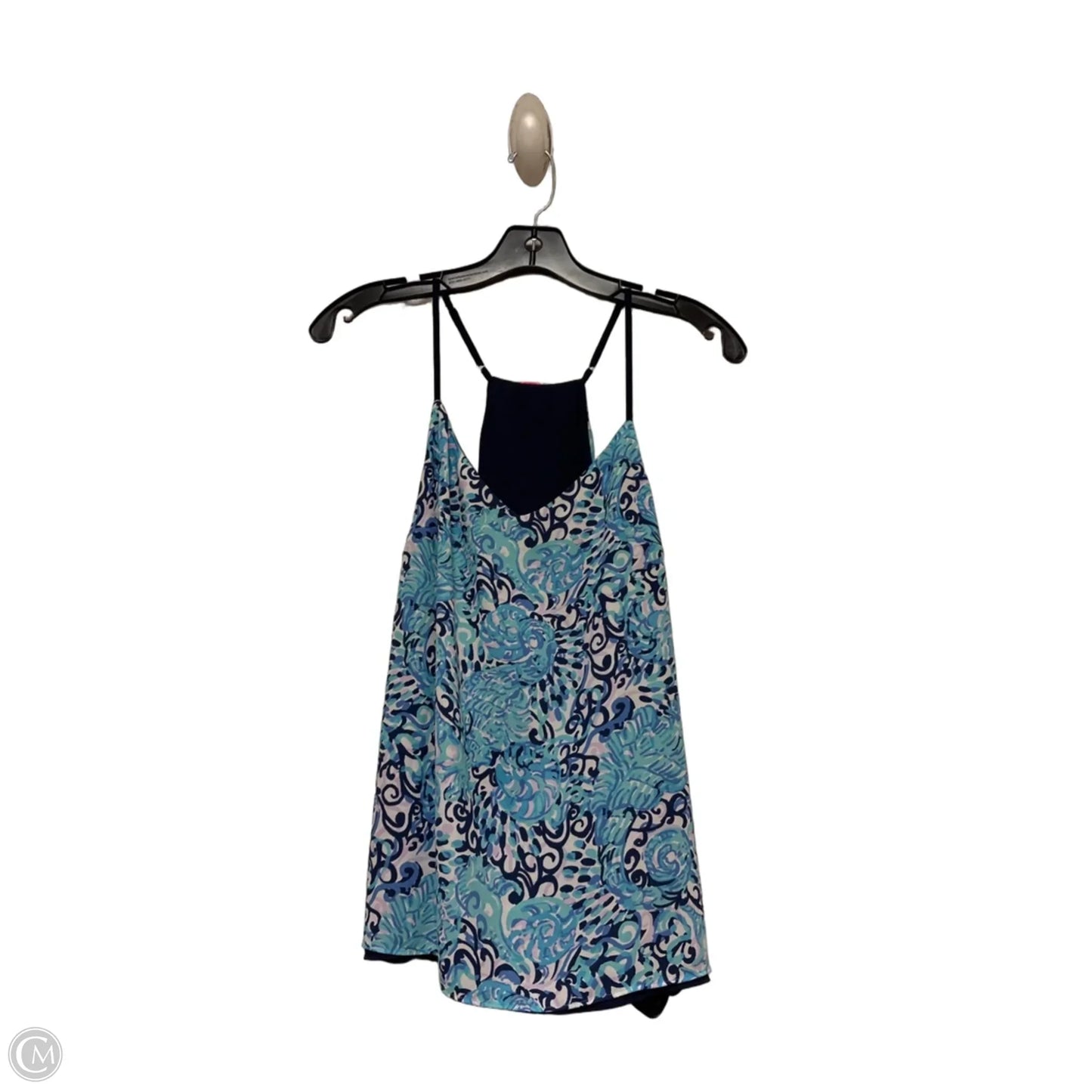 Top Sleeveless Designer By Lilly Pulitzer In Blue & Purple, Size: S