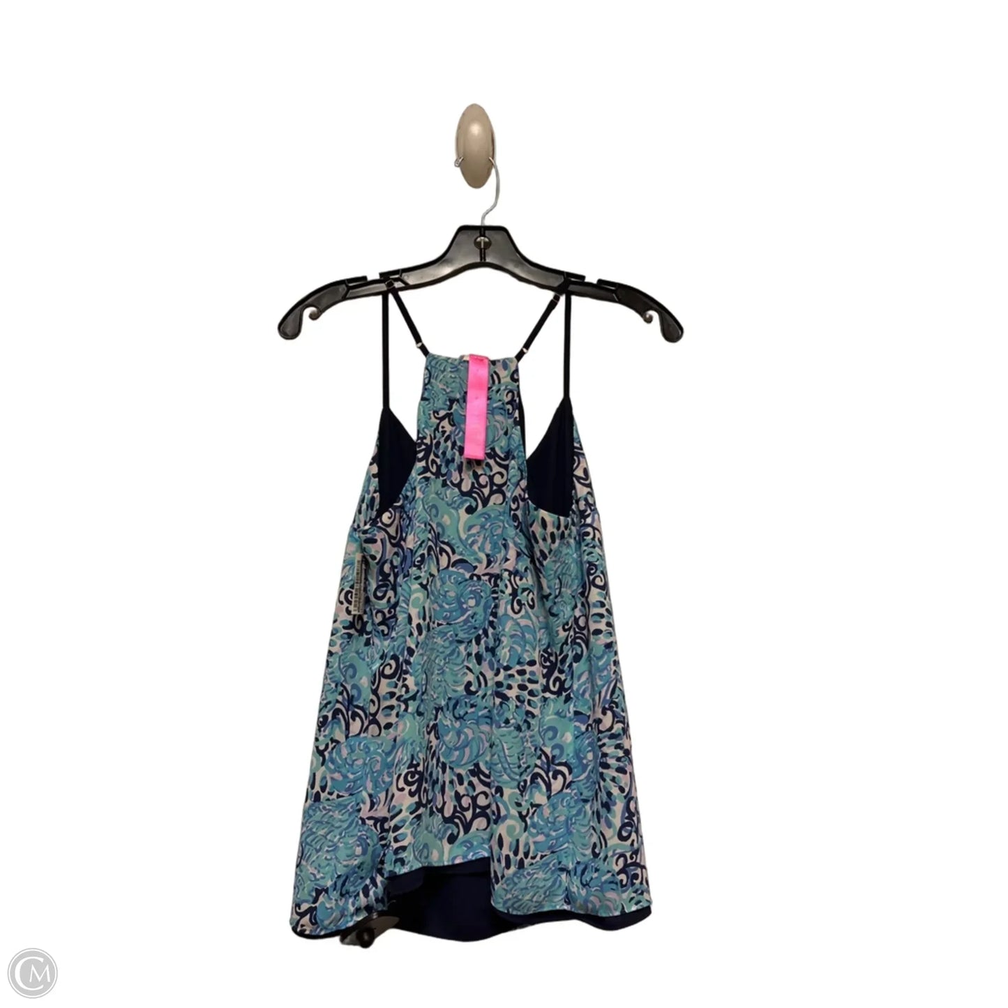Top Sleeveless Designer By Lilly Pulitzer In Blue & Purple, Size: S