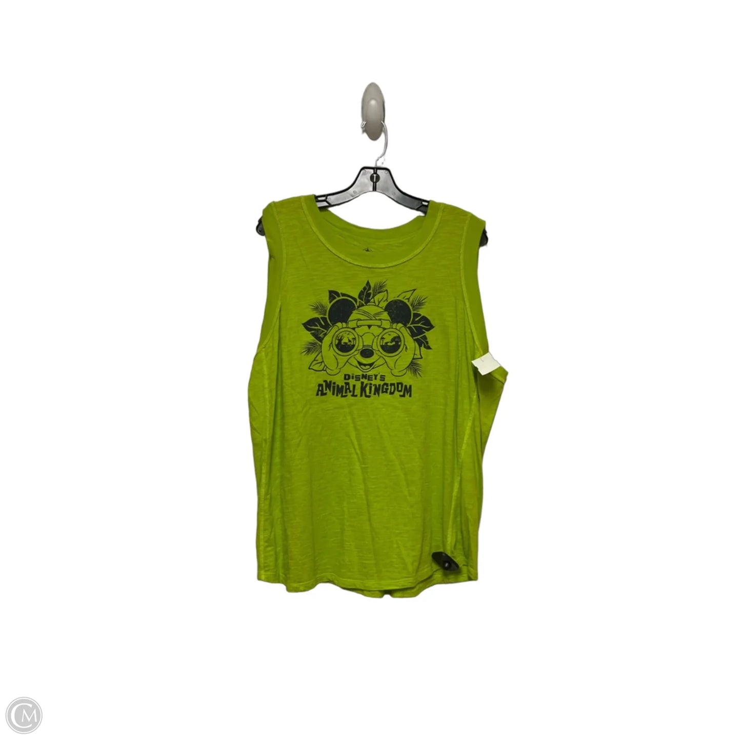 Top Sleeveless Basic By Disney Store In Green, Size: 2x