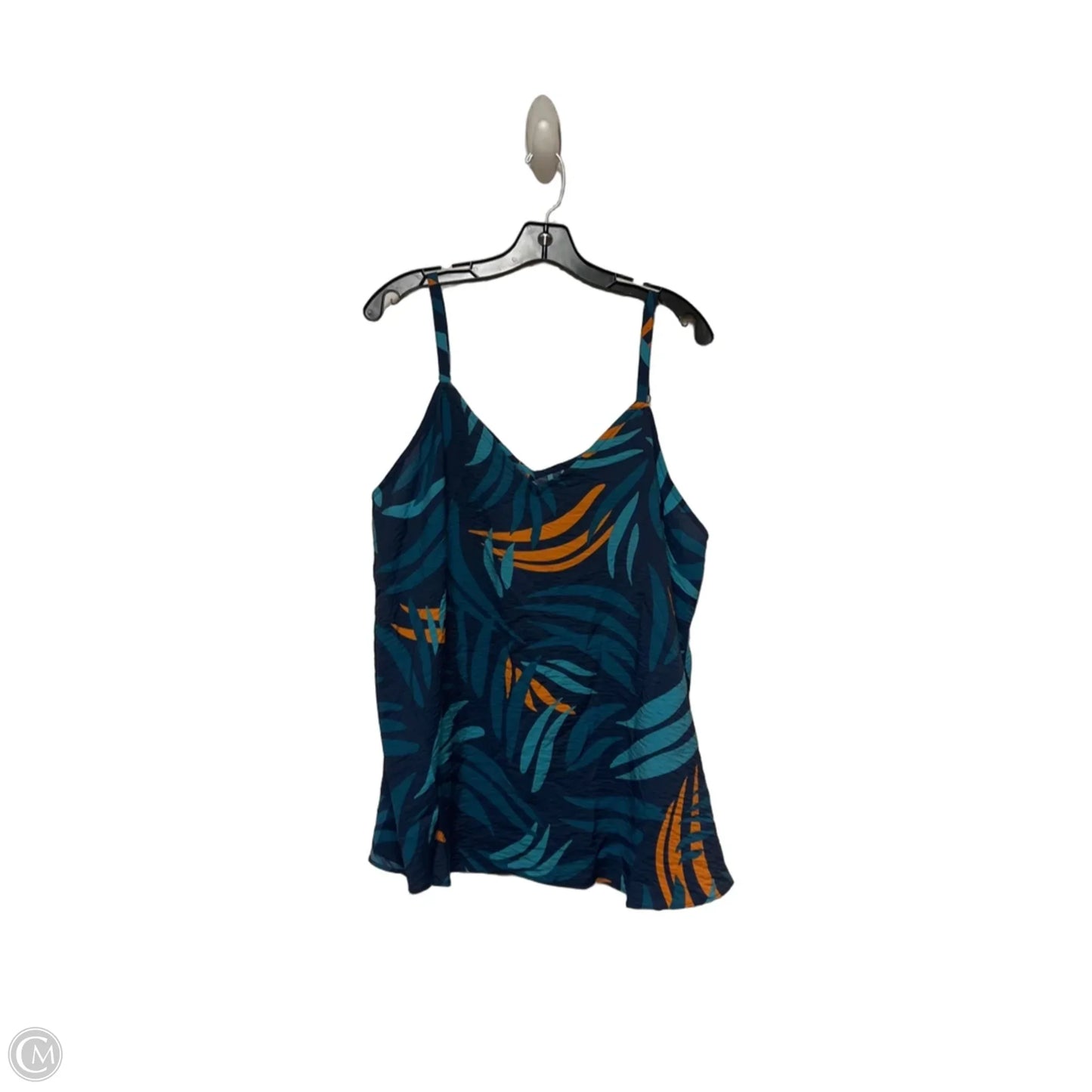 Top Sleeveless By Torrid In Teal, Size: Xl