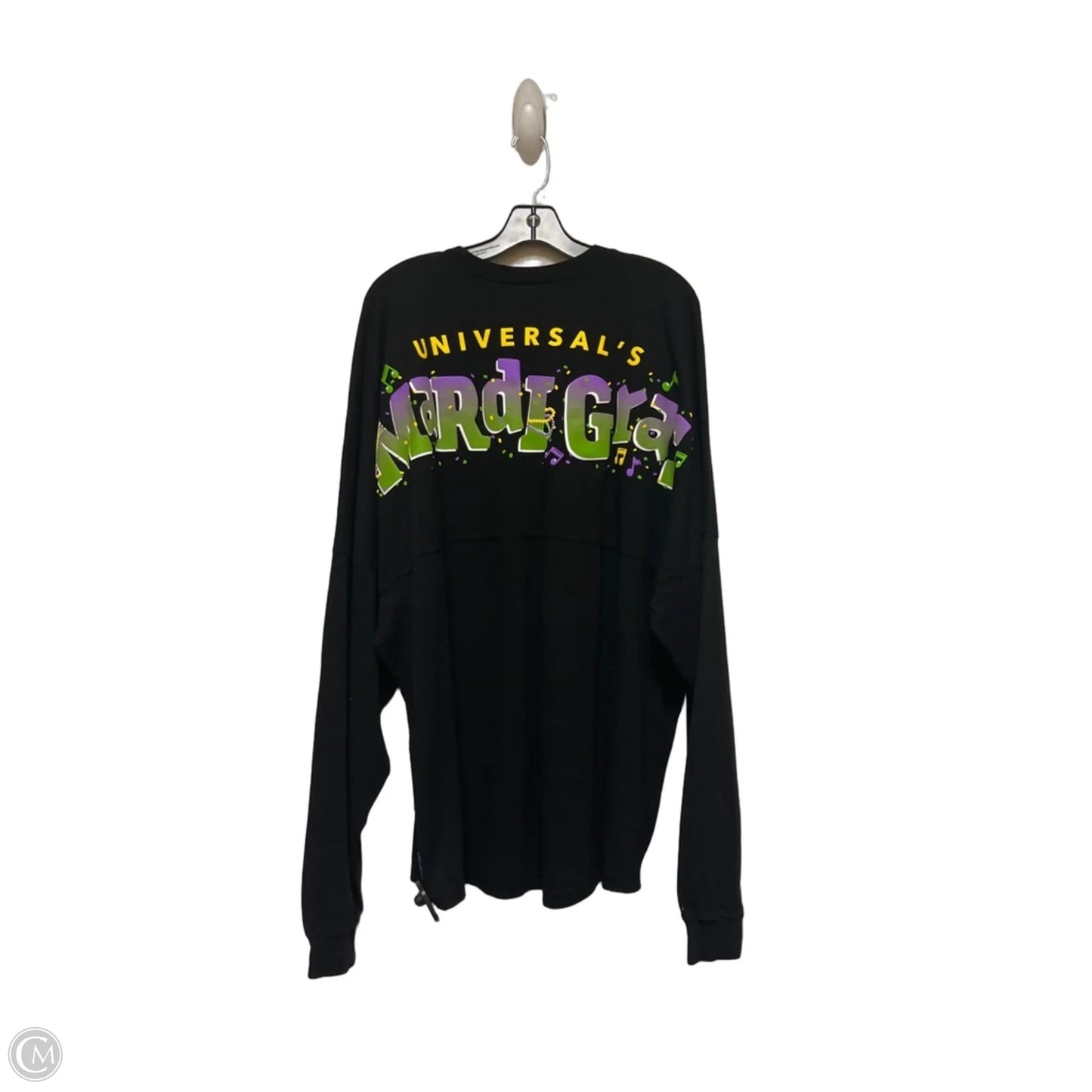 Top Long Sleeve By Clothes Mentor In Black & Purple, Size: 2x