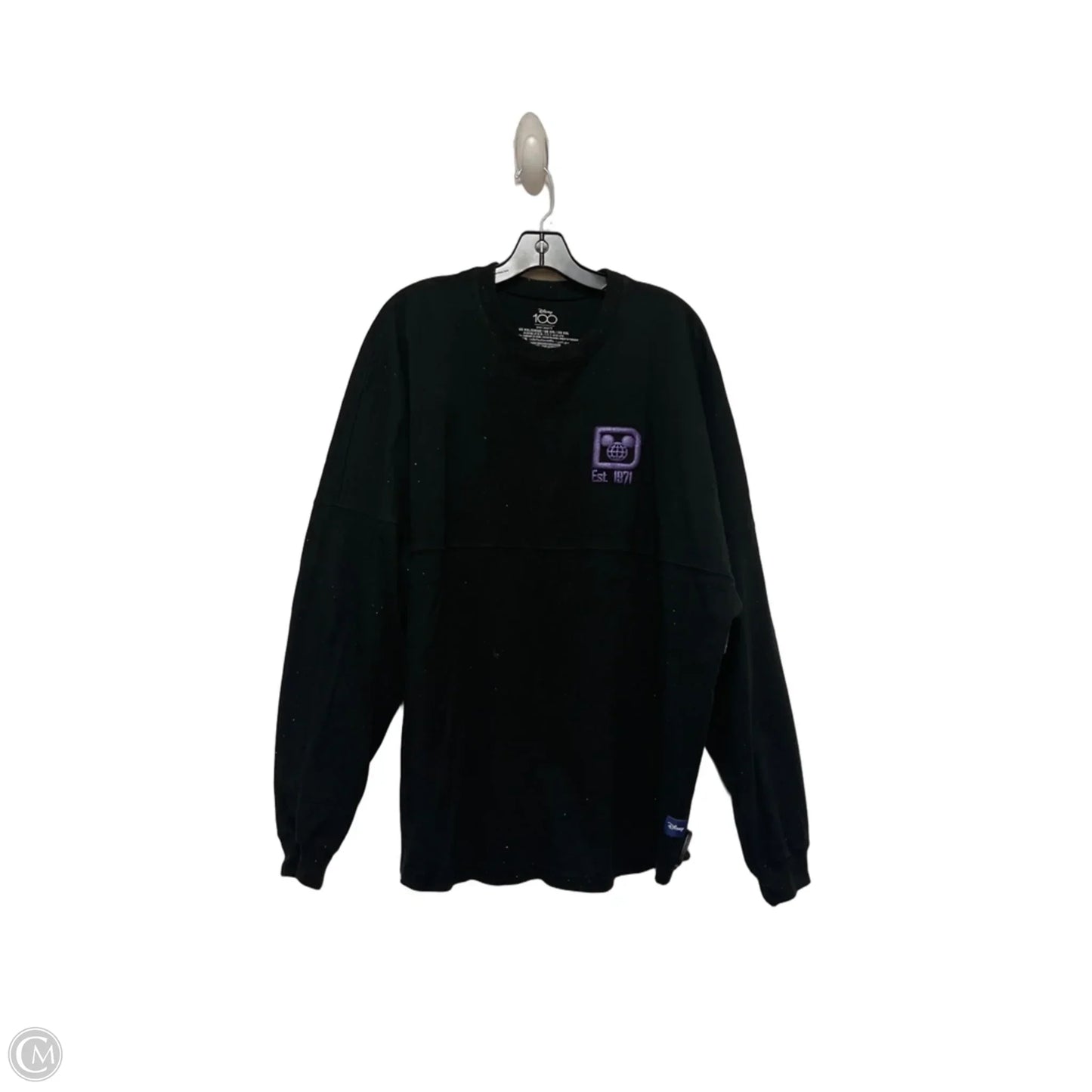 Top Long Sleeve By Disney Store In Black & Purple, Size: 2x