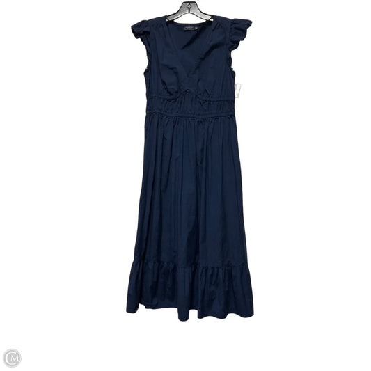 Dress Casual Midi By Vineyard Vines In Navy, Size: M