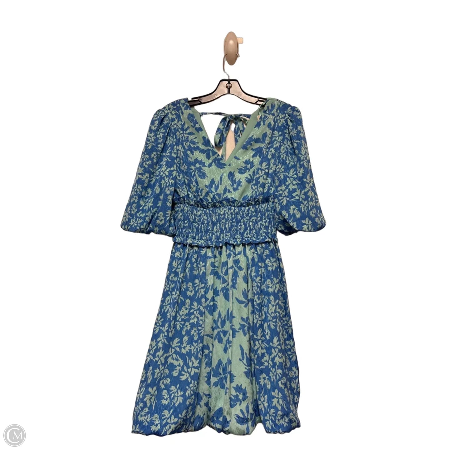 Dress Casual Short By Taylor In Blue & Green, Size: Xs