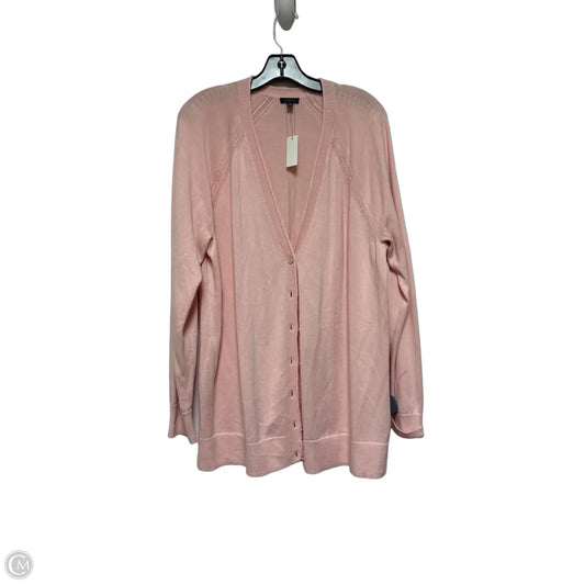 Cardigan By Talbots In Pink, Size: Xl