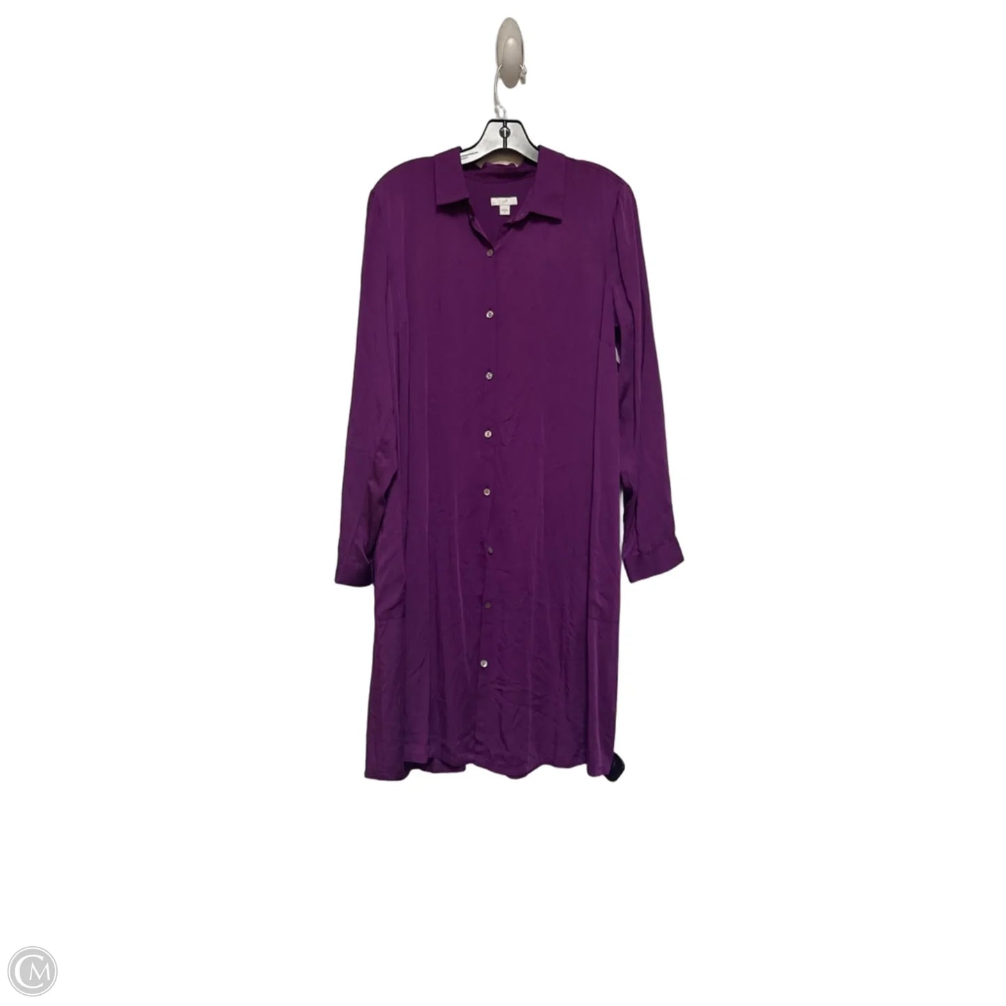 Dress Casual Midi By J. Jill In Purple, Size: M