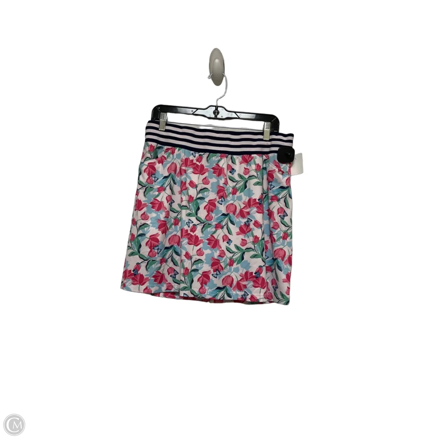 Athletic Skort By Callaway In Floral Print, Size: L