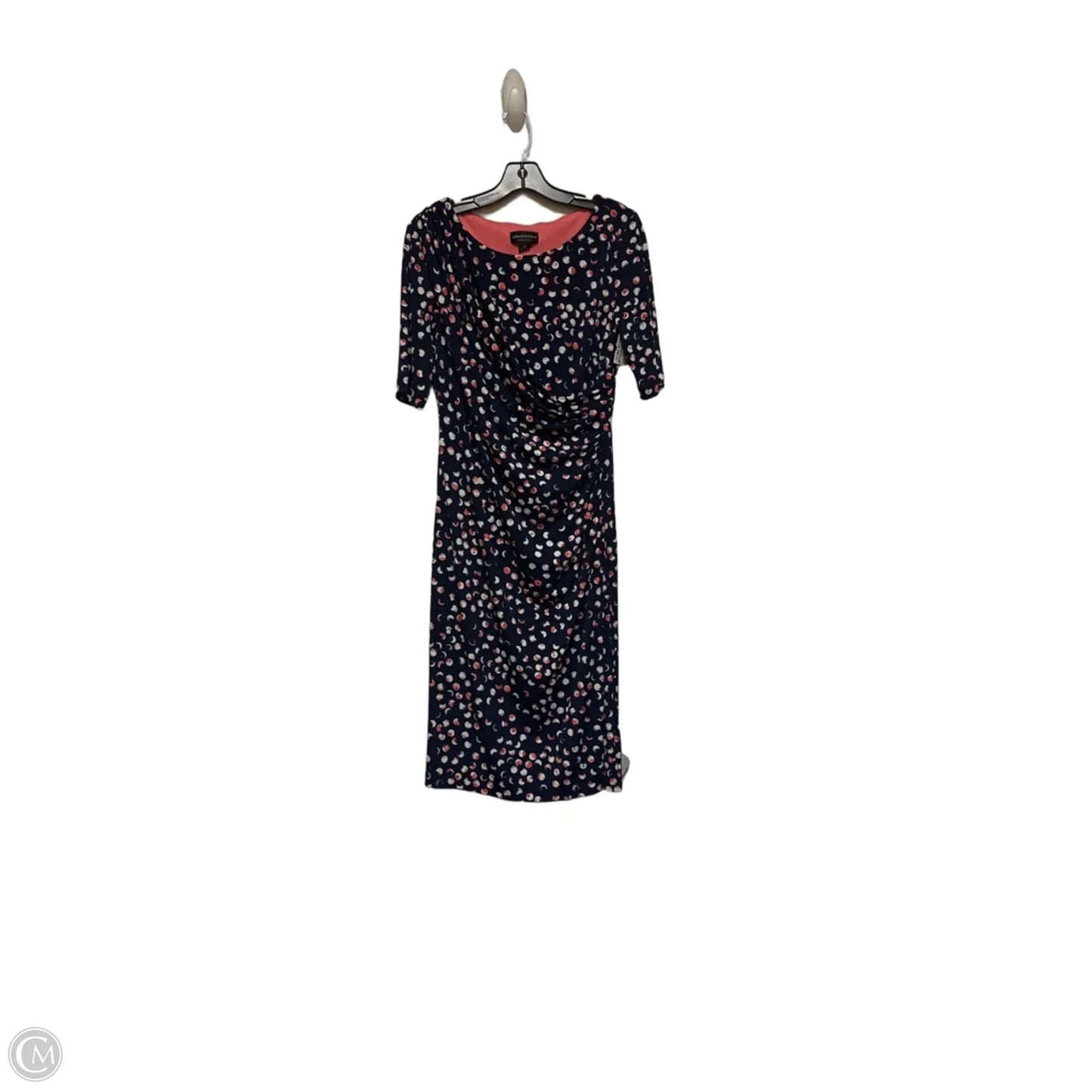 Dress Casual Midi By Connected Apparel In Blue & Pink, Size: M