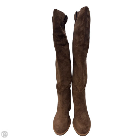Boots Knee Heels By Oasis Society In Brown, Size: 8.5