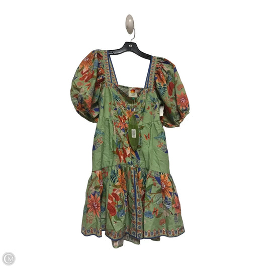 Dress Designer By Farm Rio In Floral Print, Size: S