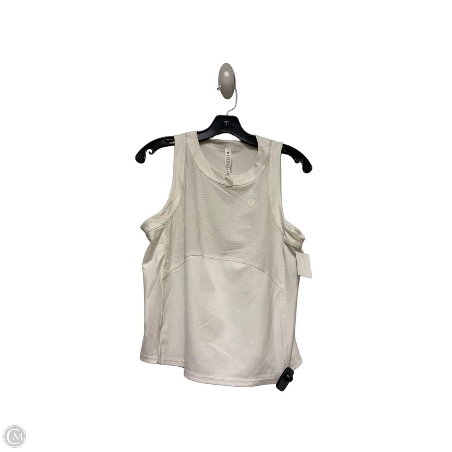 Athletic Tank Top By Lululemon In White, Size: 8