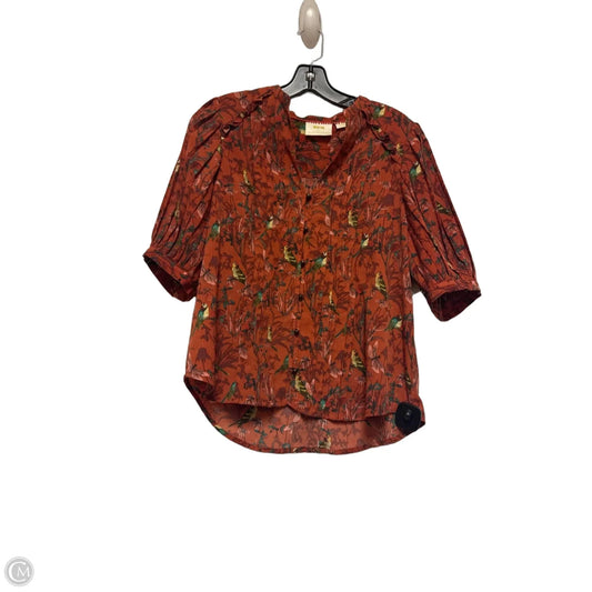 Top Short Sleeve By Maeve In Floral Print, Size: S
