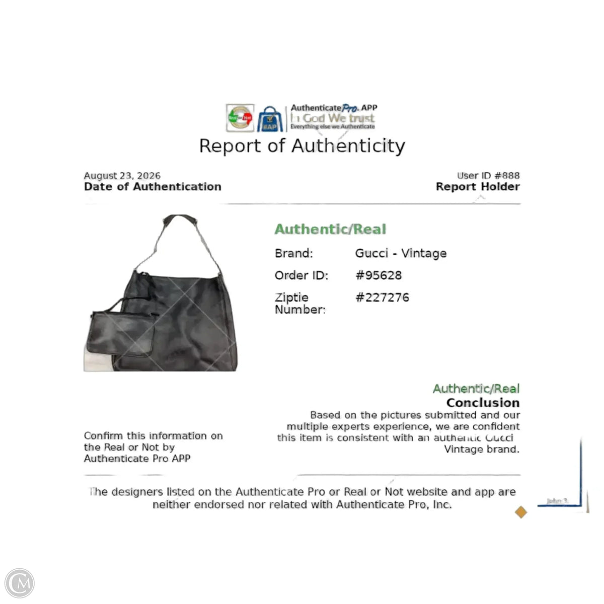 Handbag Luxury Designer By Gucci, Size: Medium
