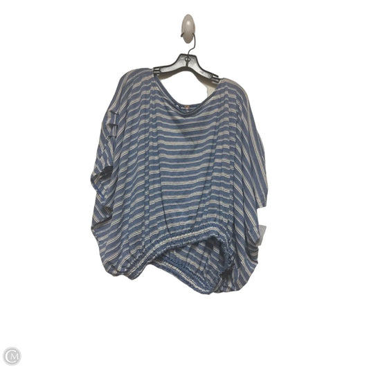 Top Short Sleeve By Free People In Striped Pattern, Size: S